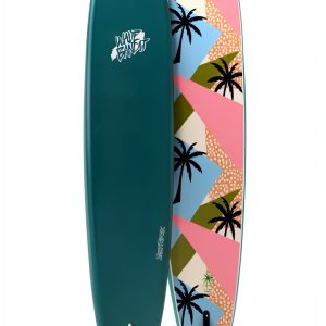 Wave Bandit Easy Rider Longboard Surfboard Turquoise Foam-0
