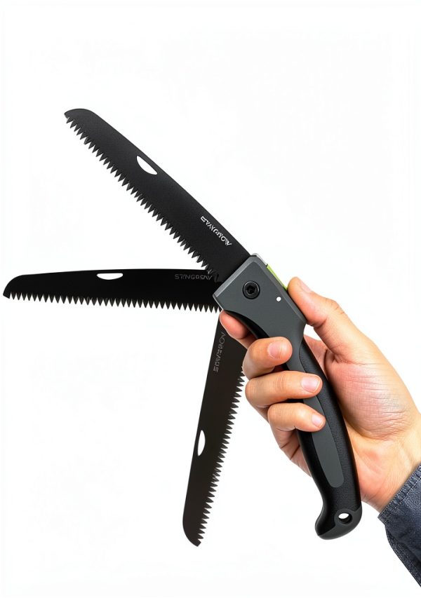 Folding Hand Saw STAYGROW 7in Carbon Steel Blade-4