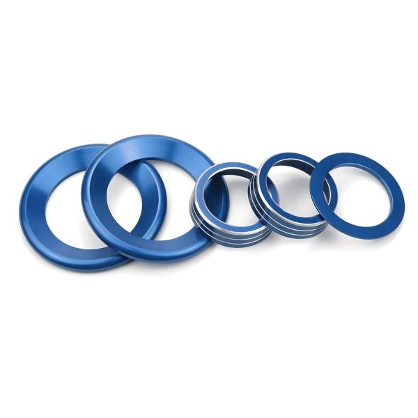 AuTK Honda Civic 10th Gen Button Cover Set Blue-0