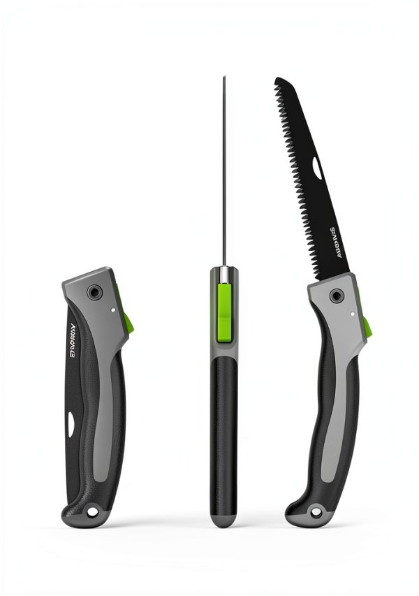 Folding Hand Saw STAYGROW 7in Carbon Steel Blade-5