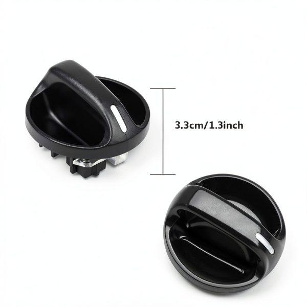 WINUERK AC Heater Control Switch Black ABS Plastic-1
