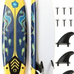 Surfboard 6ft Goplus EPE Foam Durable Design-0