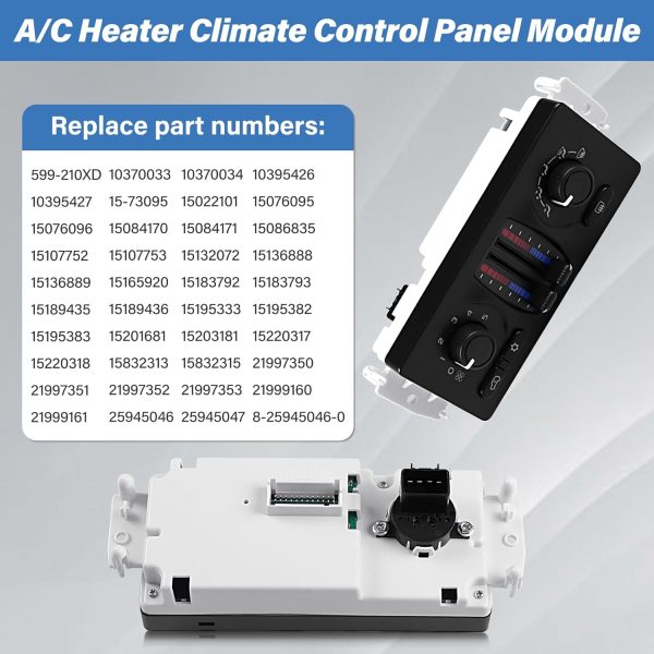 FOREBEN Climate Control Module 599-210XD-3