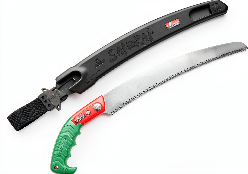 SAMURAI hand pruning saw in use on a tree branch