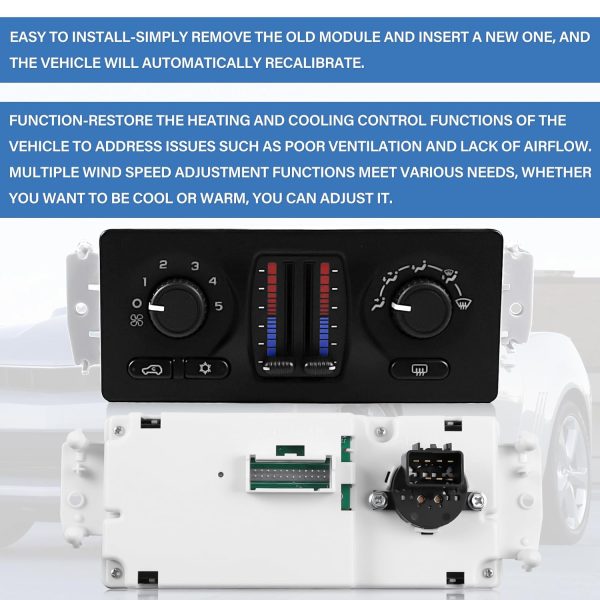 FOREBEN Climate Control Module 599-210XD-4