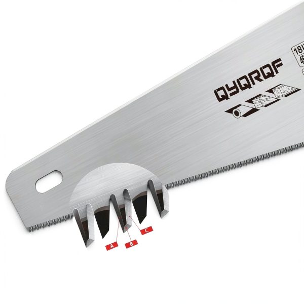 QYQRQF Hand Saw Red-14 Inch Patio Lawn Garden-1
