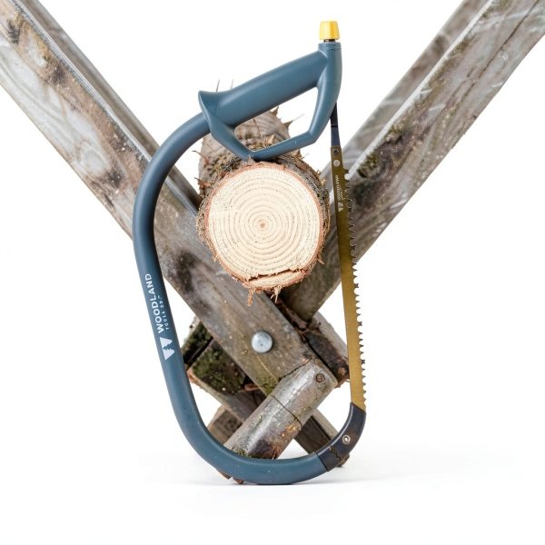 Woodland Tools Heavy Duty Bow Saw Black Golden-3