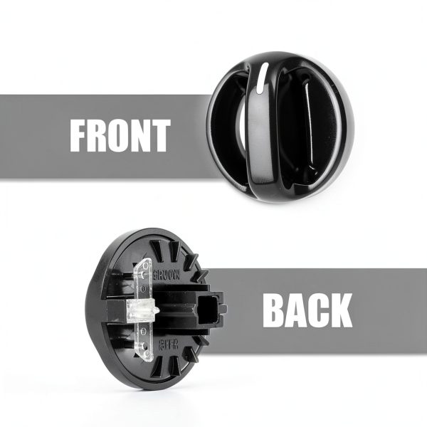 WINUERK AC Heater Control Switch Black ABS Plastic-2