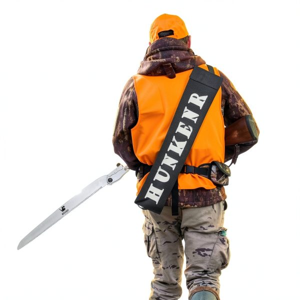 HUNKENR Hand Pruning Saw Extendable Blade Black-5
