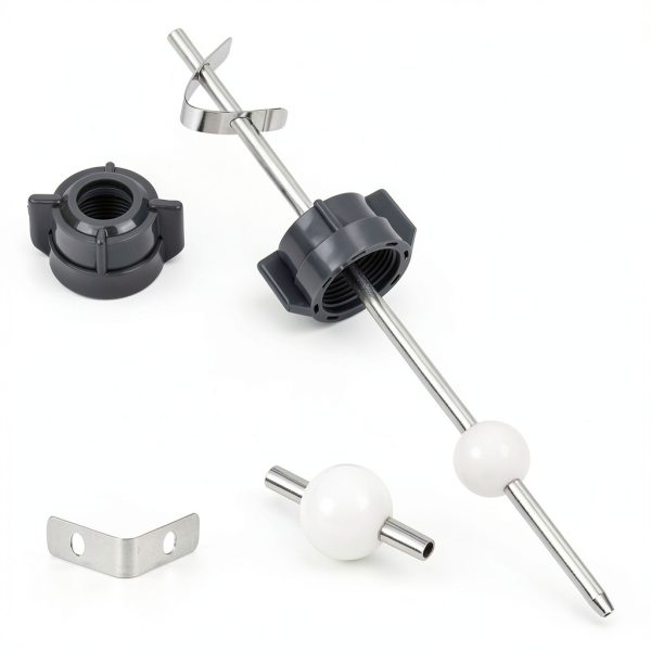Lavatory Pop Up Center Piece Assembly by AUGHOA Drain with Metal Lever-3