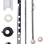 Pop-Up Drain Repair Kit PF WaterWorks – Adjustable Ball Rod, Chrome-0
