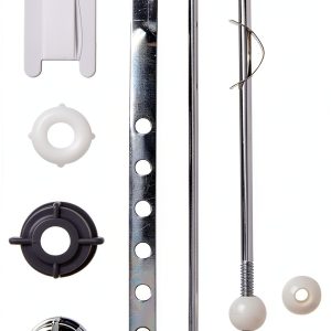 Pop-Up Drain Repair Kit PF WaterWorks – Adjustable Ball Rod, Chrome-0