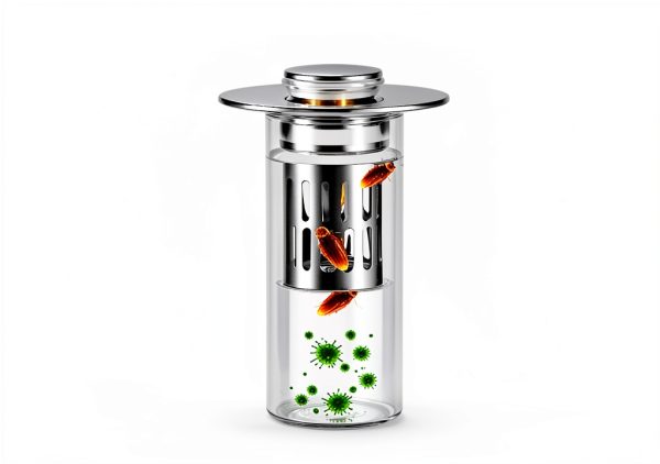 Bathroom Sink Stopper Nevellir 2‑Pack Universal Pop‑Up Chrome Brass-4