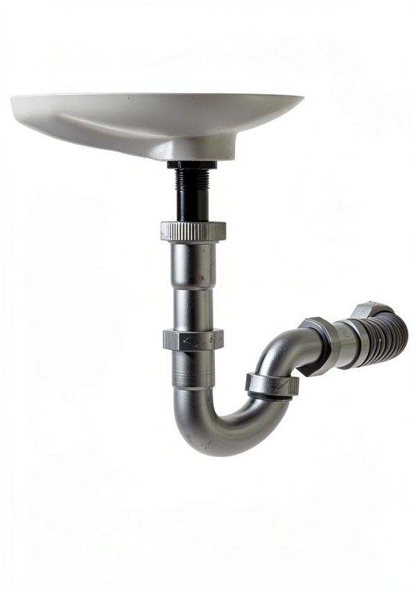 Snappy Trap Flexible Sink Drain Kit DK-105 Silver 9‑13″ Hose-1