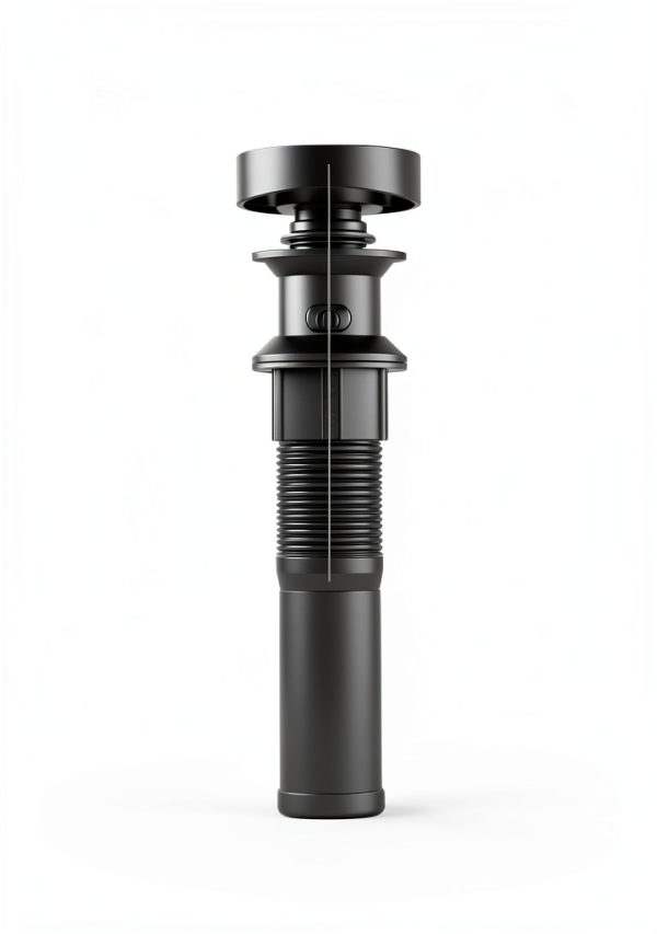 Bathroom Sink Drain KES Pop Up Black Stainless-5